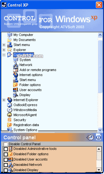 Control for XP screenshot