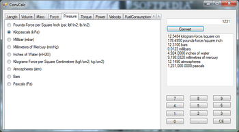 ConvCalc screenshot 5
