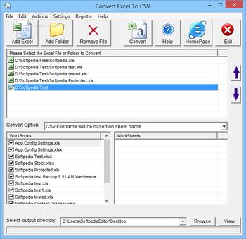 Convert Excel To CSV screenshot