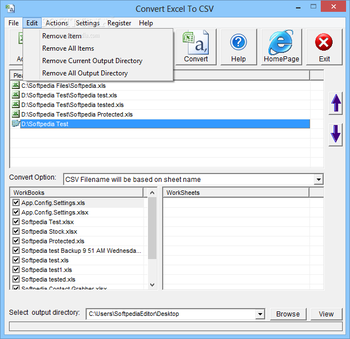 Convert Excel To CSV screenshot 2