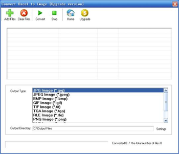 Convert Excel to Image screenshot