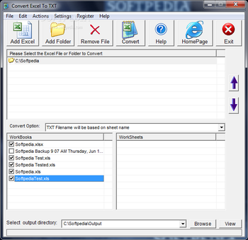 Convert Excel To TXT screenshot