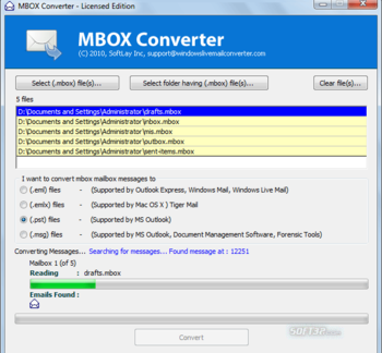Convert Mac Mail screenshot 3