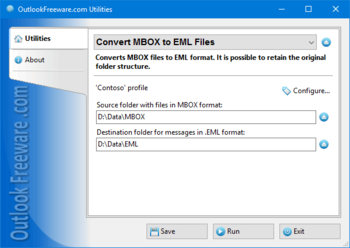 Convert MBOX to EML Files screenshot