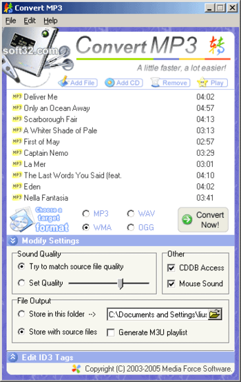 Convert MP3 screenshot 2