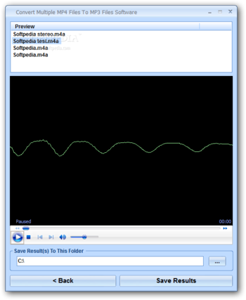 Convert Multiple MP4 Files To MP3 Files Software screenshot 2