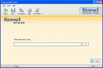 Convert OST to PST screenshot