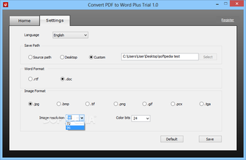 Convert PDF to Word Plus screenshot 2