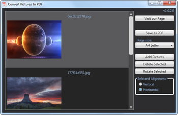 Convert Pictures to PDF screenshot