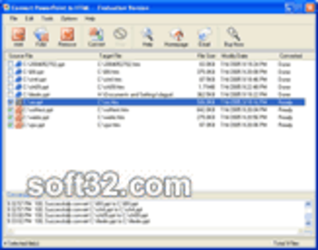 Convert PowerPoint to HTML screenshot