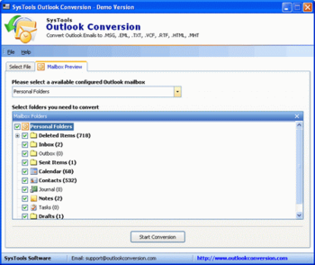 Convert PST to EML screenshot 3