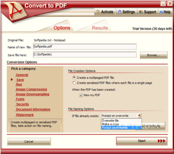 Convert to PDF screenshot 2