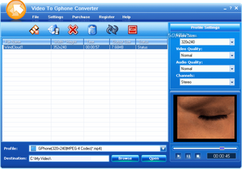 Convert Video to Gphone screenshot