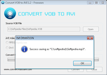 Convert VOB to AVI screenshot 3