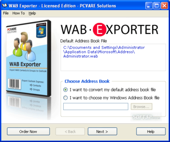 Convert WAB to PST screenshot 2