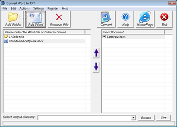 Convert Word to TXT screenshot