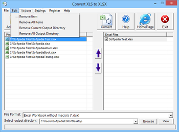 Convert XLS to XLSX screenshot 2