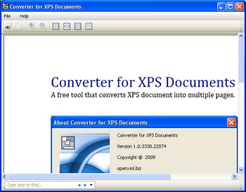 Converter for XPS Documents screenshot 2