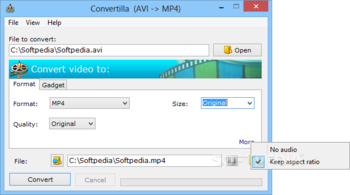 Convertilla screenshot