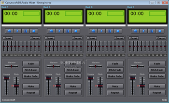 ConvexSoft DJ Audio Mixer screenshot