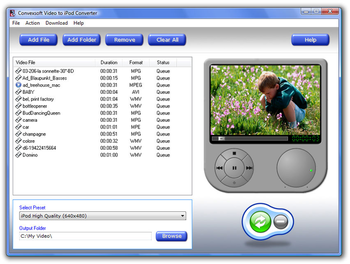 ConvexSoft Video to iPod Converter screenshot