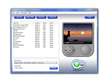 ConvexSoft Video to Mobile Phone Converter screenshot