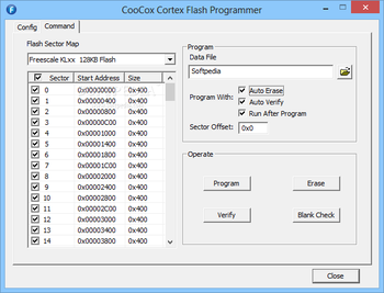 CooCox CoFlash screenshot 2