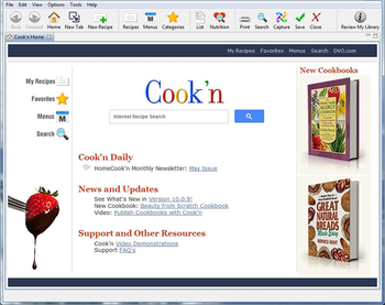 Cook'n Recipe Organizer screenshot