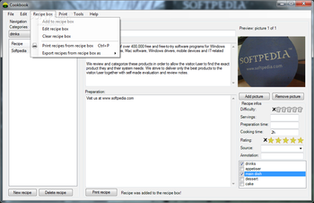 Cookbook screenshot 2