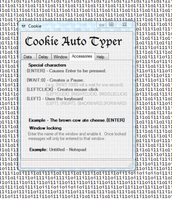 Cookie Auto Typer and Clicker screenshot