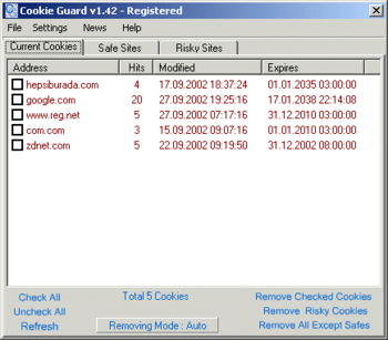 Cookie Guard v1.42 screenshot 3