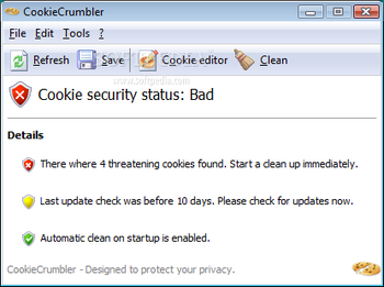 CookieCrumbler screenshot