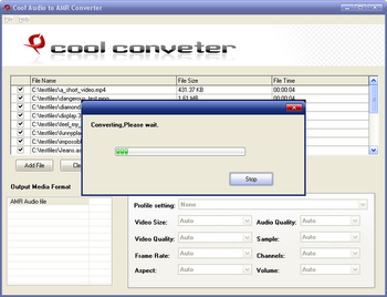 Cool Audio to AMR Converter screenshot 2