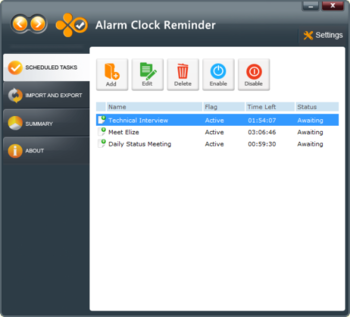 Cool Desktop Alarm Clock screenshot