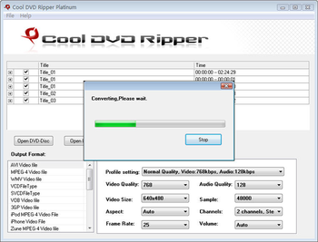 Cool DVD Ripper Platinum screenshot 2