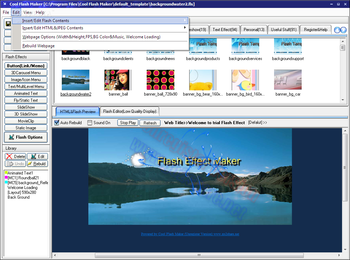 Cool Flash Maker (formerly Flash Effect Maker Pro) screenshot 6