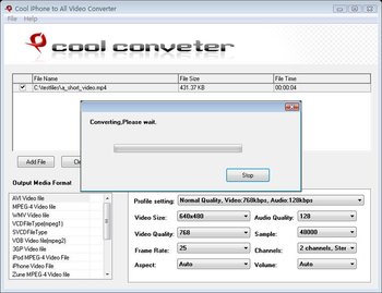 Cool iPhone to All Video Converter screenshot 2