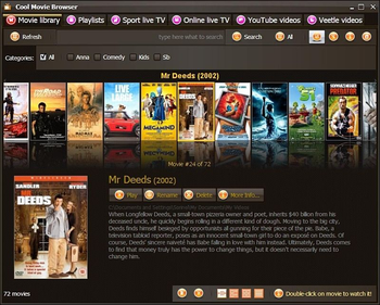 Cool Movie Browser screenshot