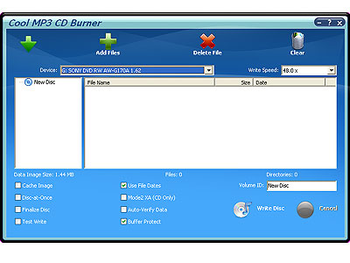 Cool MP3 CD Burner screenshot