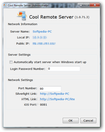 Cool Remote Server screenshot