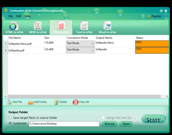 Coolmuster ePub Converter screenshot