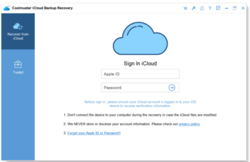 Coolmuster iCloud Backup Recovery screenshot 6