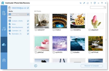 Coolmuster iPhone Data Recovery screenshot