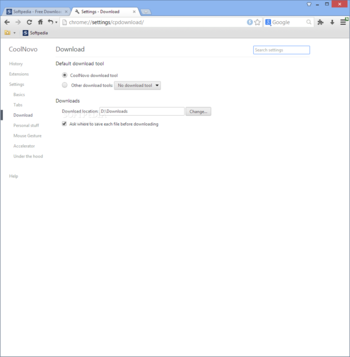 CoolNovo (formerly ChromePlus) screenshot 15