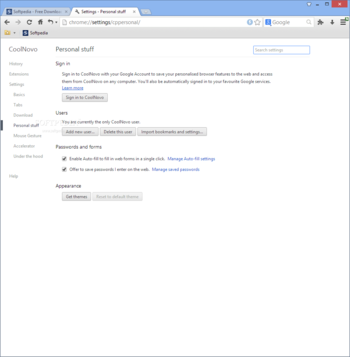 CoolNovo (formerly ChromePlus) screenshot 16