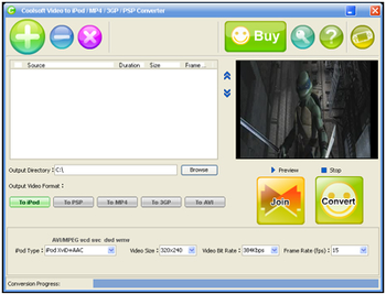 Coolsoft Video Converter screenshot 2