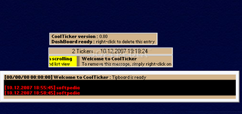 CoolTicker screenshot