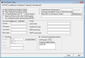 CoolTicker screenshot 2