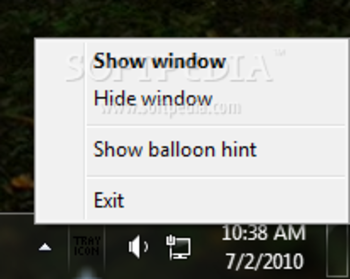 CoolTrayIcon screenshot 2