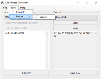 Coordinate Converter screenshot 3